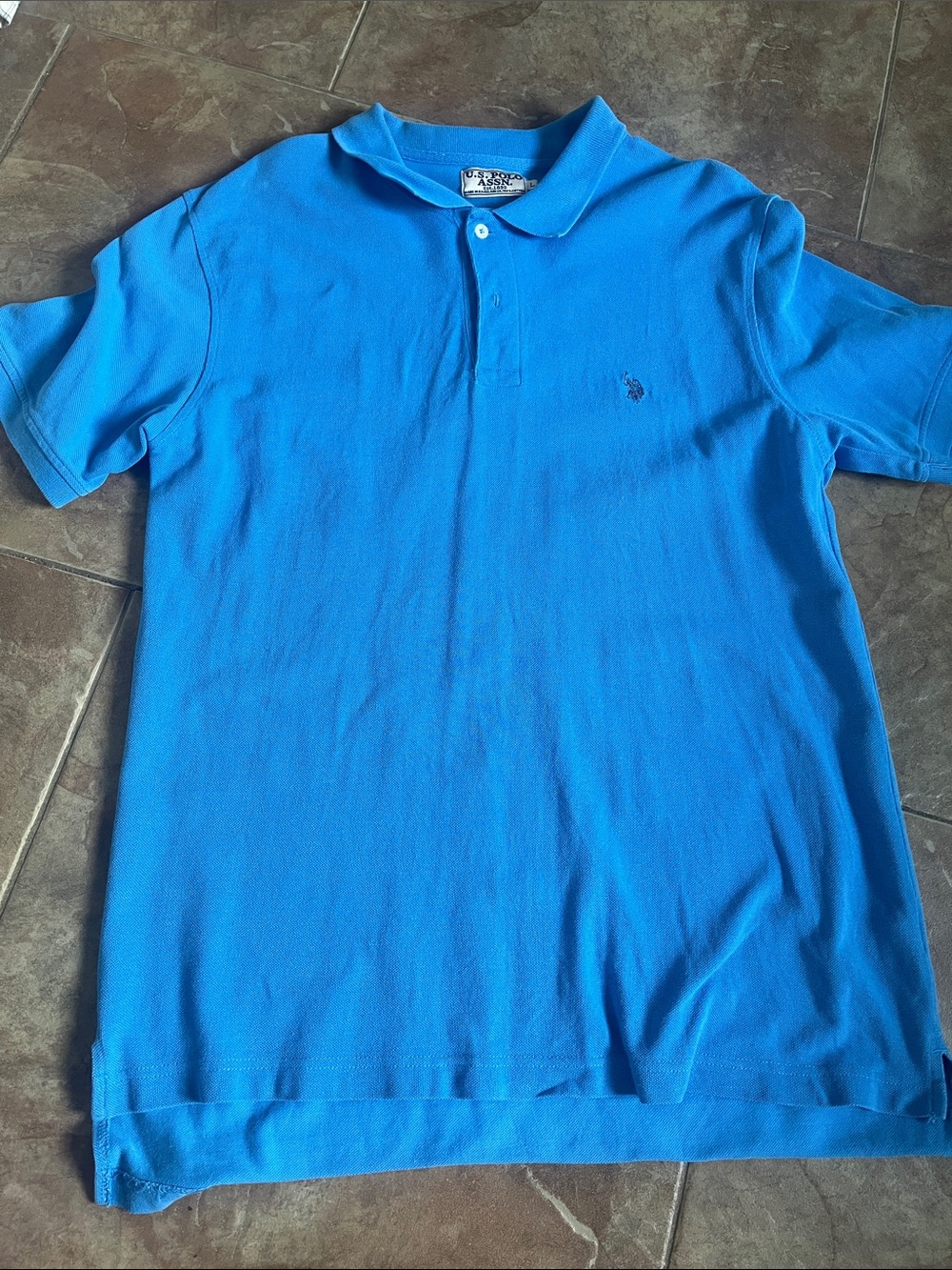 U.S. Polo Assn. Men’s Bright Blue Short Sleeve Polo